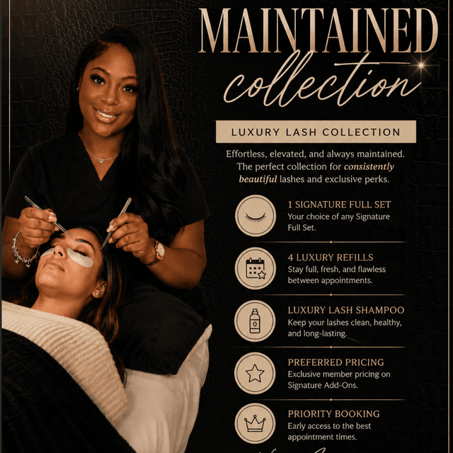 THE MAINTAINED COLLECTION at Destini Deon Luxury Lash Extensions in GREENSBORO, NC